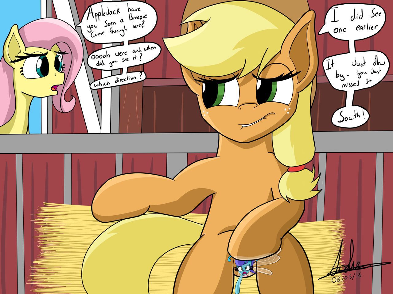 Applejack Vore Art Collection 21