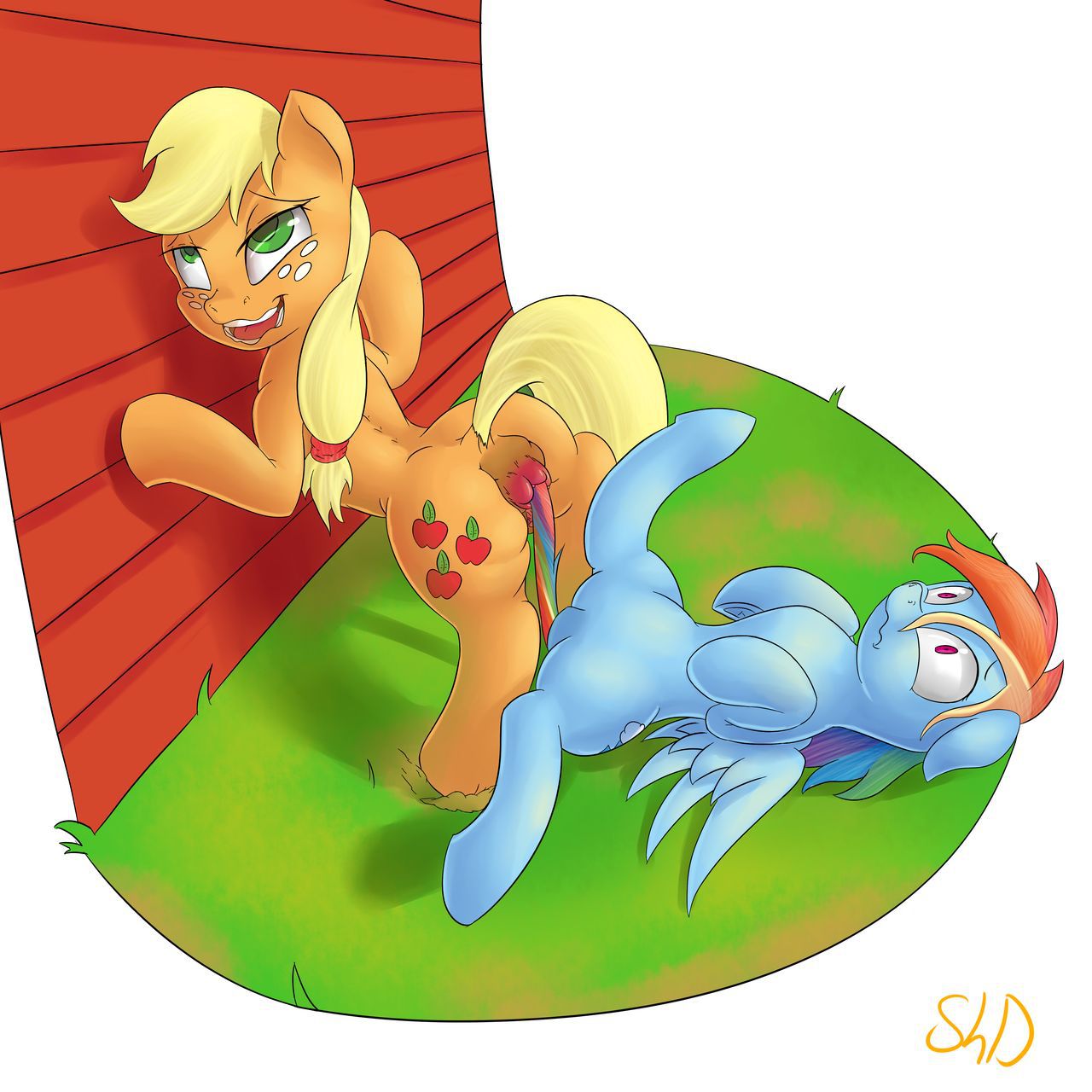 Applejack Vore Art Collection 39