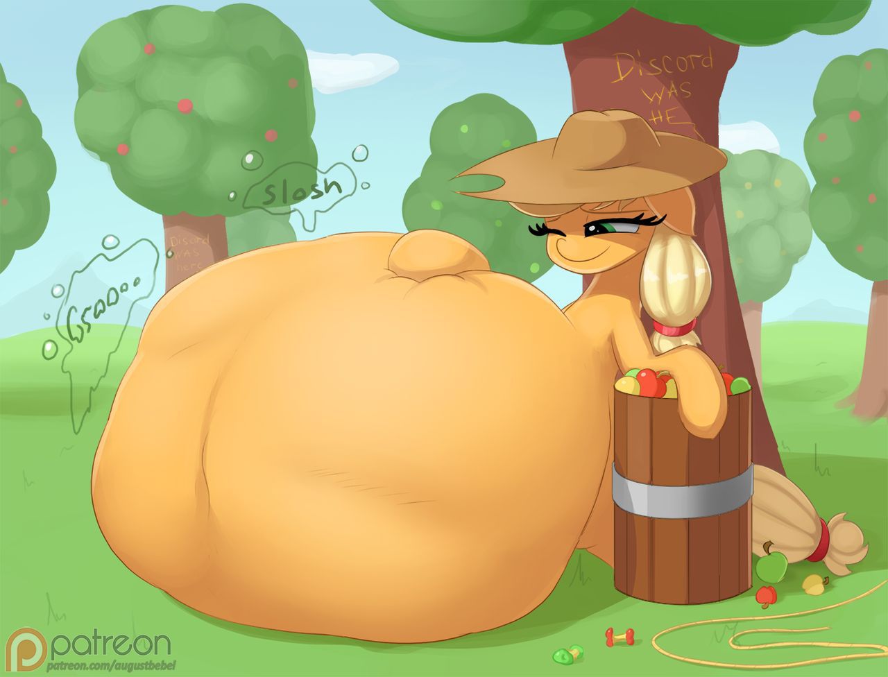 Applejack Vore Art Collection 40