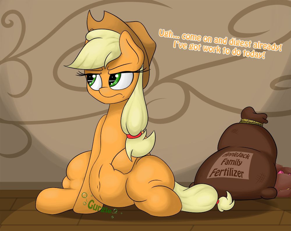 Applejack Vore Art Collection 41