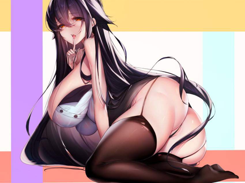 【|・ω・*)Chira】Secondary erotic image with a little anus seen from the side of the T-back 24