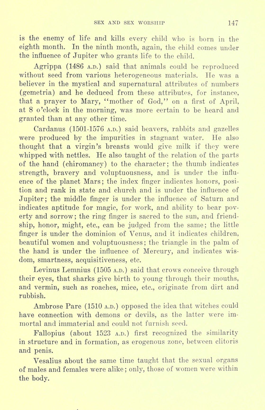 [Otto Augustus Wall] Sex and sex worship : (phallic worship) a scientific treatise on sex, its nature and function, and its influence on art, science, architecture, and religion--with special reference to sex worship and symbolism 167