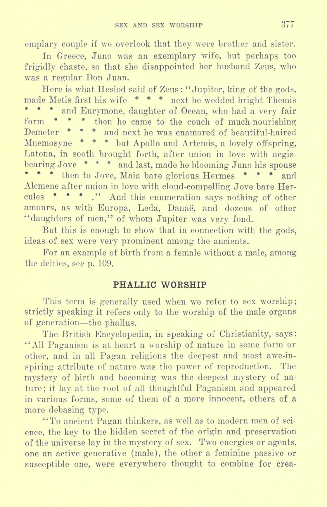 [Otto Augustus Wall] Sex and sex worship : (phallic worship) a scientific treatise on sex, its nature and function, and its influence on art, science, architecture, and religion--with special reference to sex worship and symbolism 397