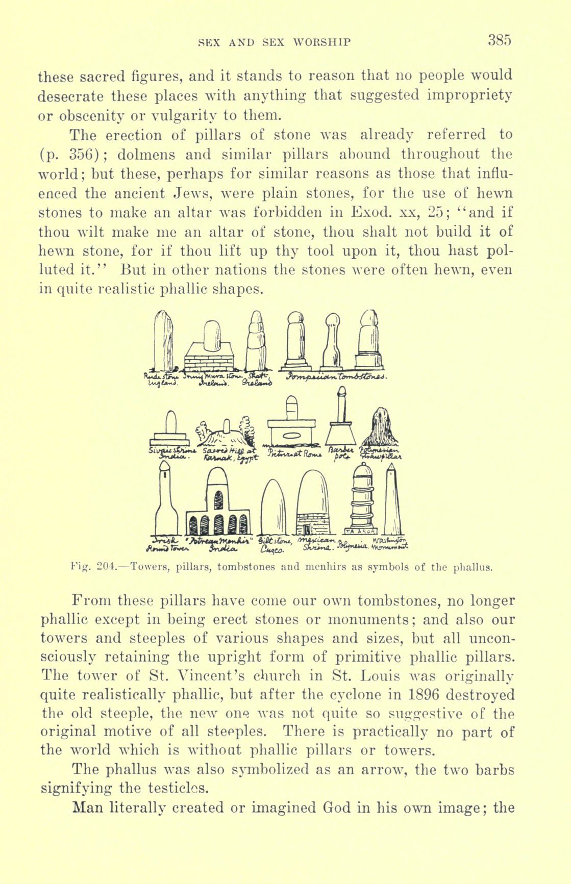 [Otto Augustus Wall] Sex and sex worship : (phallic worship) a scientific treatise on sex, its nature and function, and its influence on art, science, architecture, and religion--with special reference to sex worship and symbolism 405