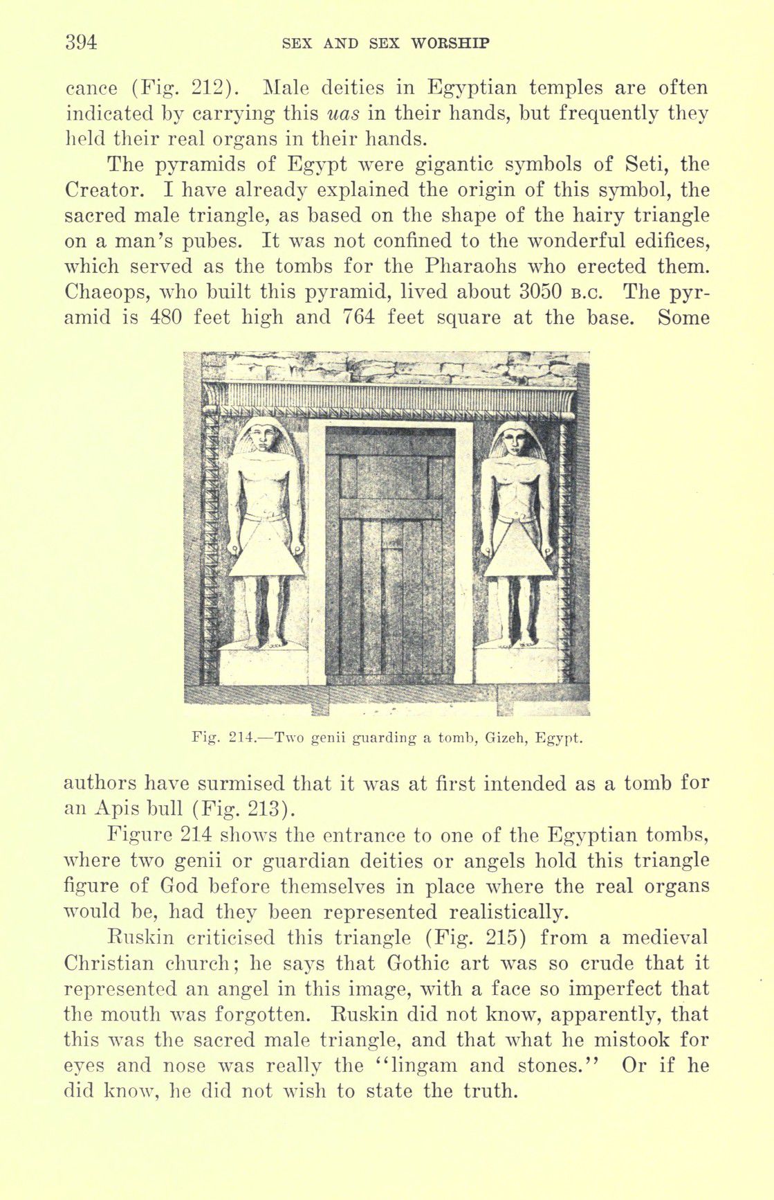 [Otto Augustus Wall] Sex and sex worship : (phallic worship) a scientific treatise on sex, its nature and function, and its influence on art, science, architecture, and religion--with special reference to sex worship and symbolism 414