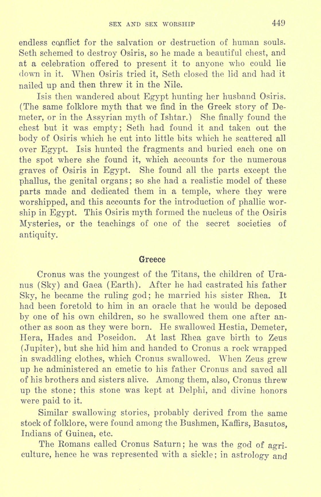 [Otto Augustus Wall] Sex and sex worship : (phallic worship) a scientific treatise on sex, its nature and function, and its influence on art, science, architecture, and religion--with special reference to sex worship and symbolism 469