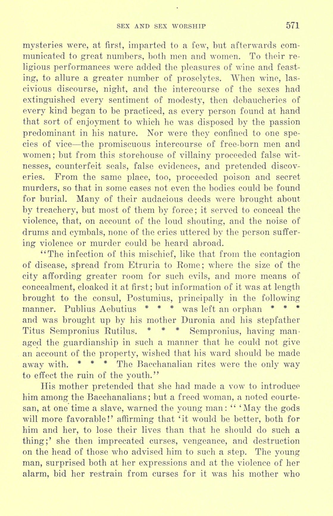 [Otto Augustus Wall] Sex and sex worship : (phallic worship) a scientific treatise on sex, its nature and function, and its influence on art, science, architecture, and religion--with special reference to sex worship and symbolism 591