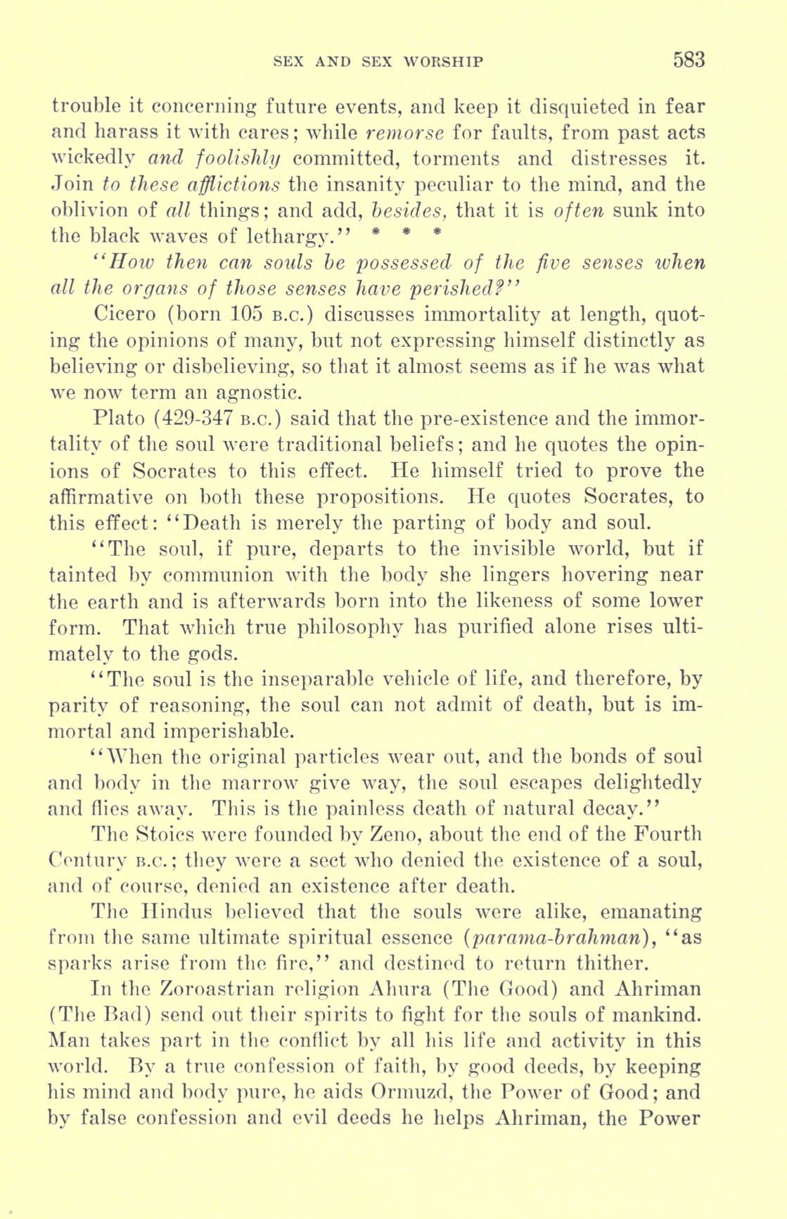 [Otto Augustus Wall] Sex and sex worship : (phallic worship) a scientific treatise on sex, its nature and function, and its influence on art, science, architecture, and religion--with special reference to sex worship and symbolism 603