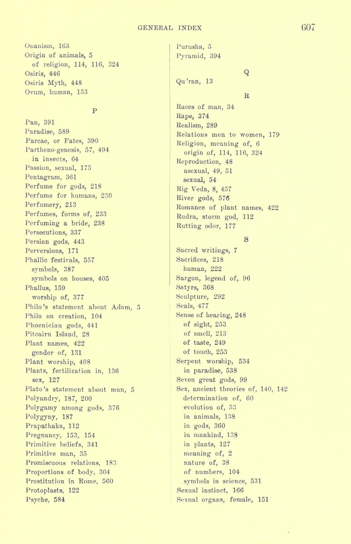 [Otto Augustus Wall] Sex and sex worship : (phallic worship) a scientific treatise on sex, its nature and function, and its influence on art, science, architecture, and religion--with special reference to sex worship and symbolism 627