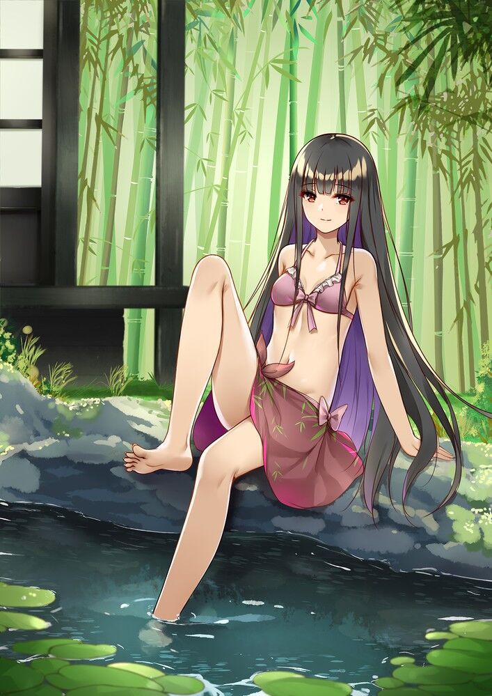 【129 intense selections】Secondary image of a beautiful barefoot girl with loli breasts 100