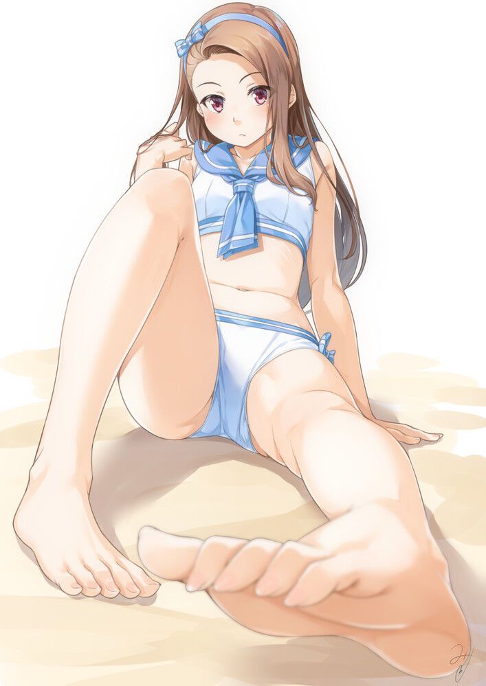 【129 intense selections】Secondary image of a beautiful barefoot girl with loli breasts 130