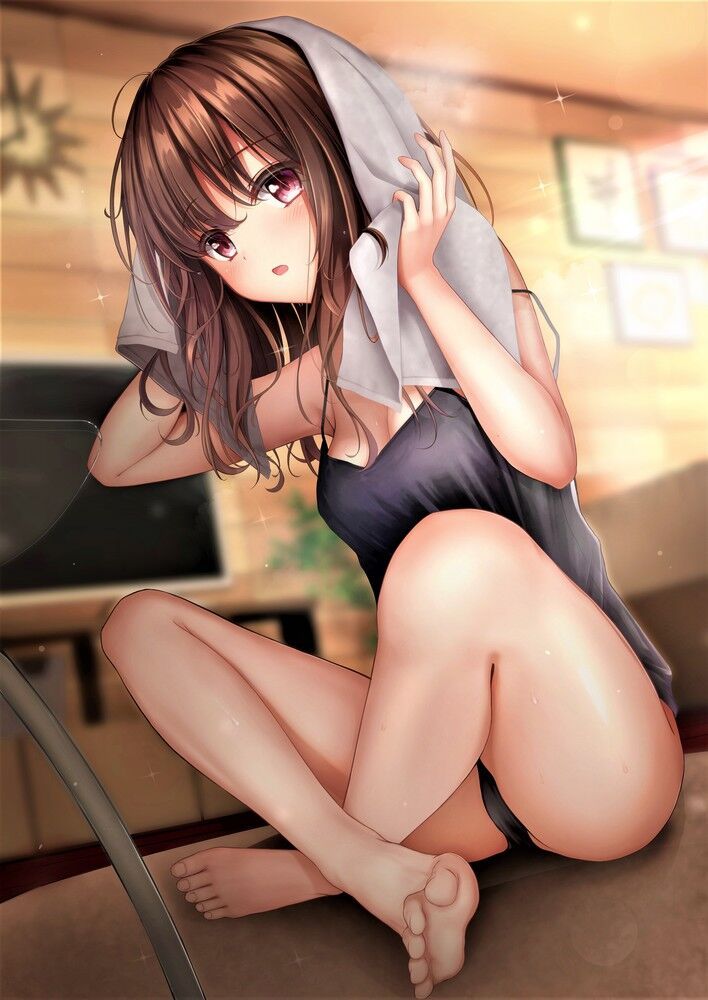 【129 intense selections】Secondary image of a beautiful barefoot girl with loli breasts 9