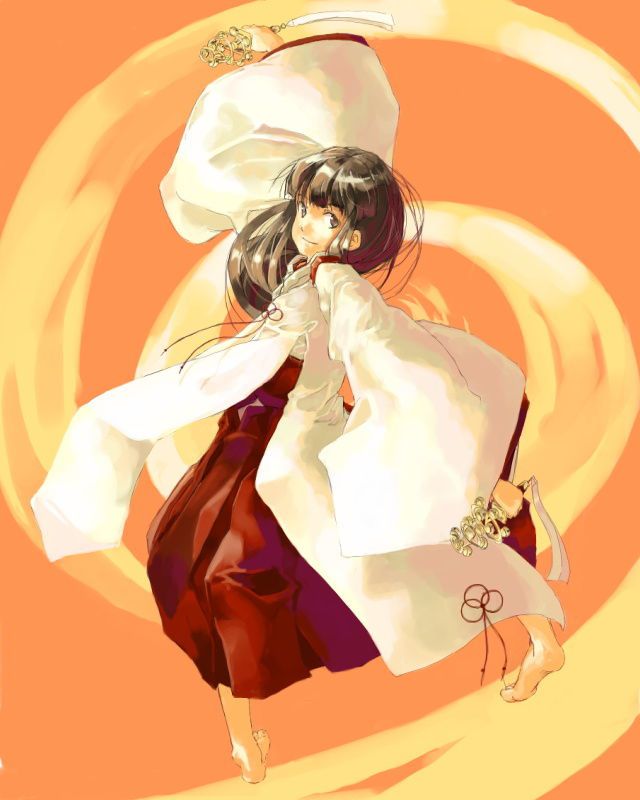 I'm going to paste an erotic cute image of a shrine maiden! 17