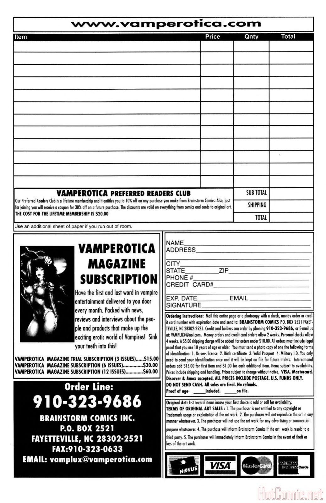 VAMPEROTICA #1-10 (1993-1999) 171