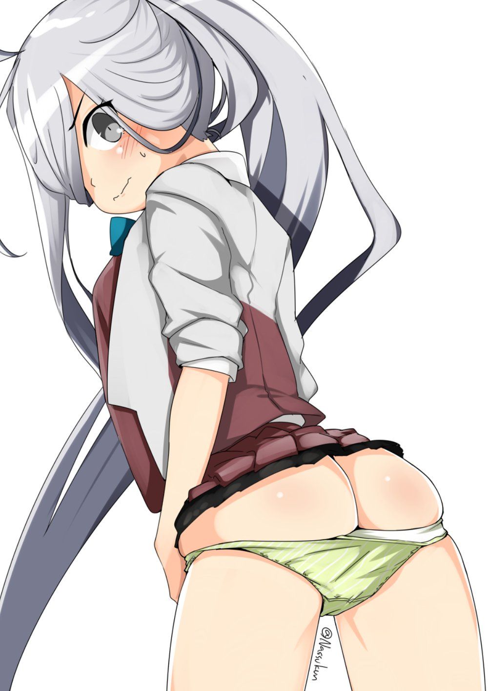 [Asa frost-chan (ship this)] secondary erotic image of the silver-haired loli one-eye hidden asa frost of the fleet collection 10