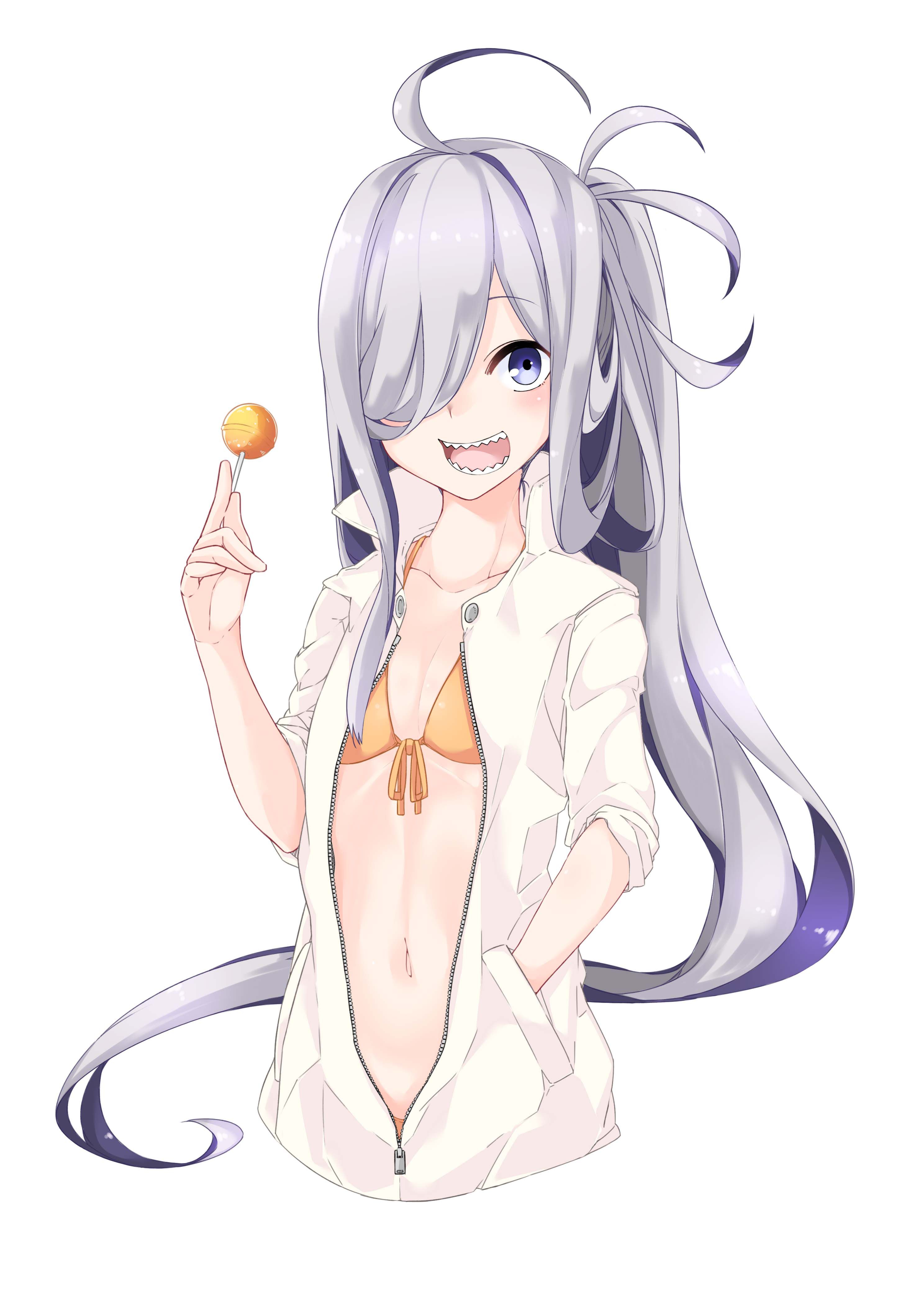 [Asa frost-chan (ship this)] secondary erotic image of the silver-haired loli one-eye hidden asa frost of the fleet collection 34