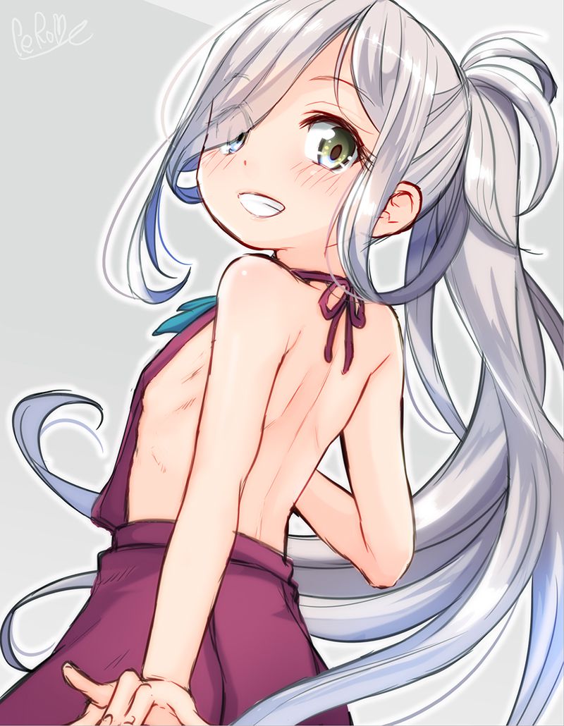 [Asa frost-chan (ship this)] secondary erotic image of the silver-haired loli one-eye hidden asa frost of the fleet collection 37