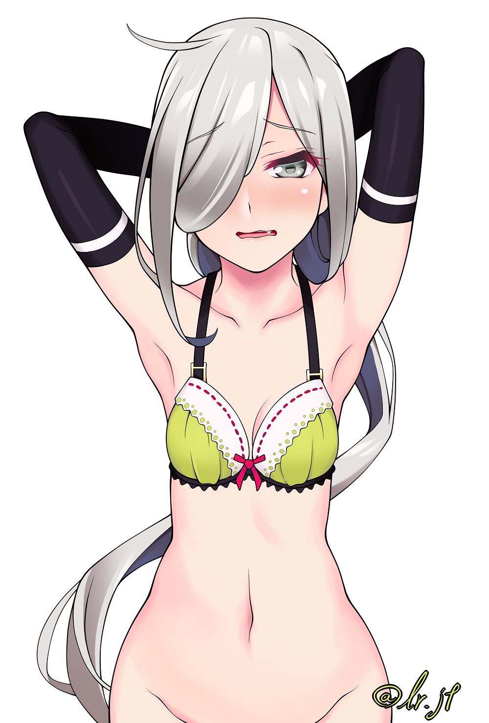 [Asa frost-chan (ship this)] secondary erotic image of the silver-haired loli one-eye hidden asa frost of the fleet collection 54