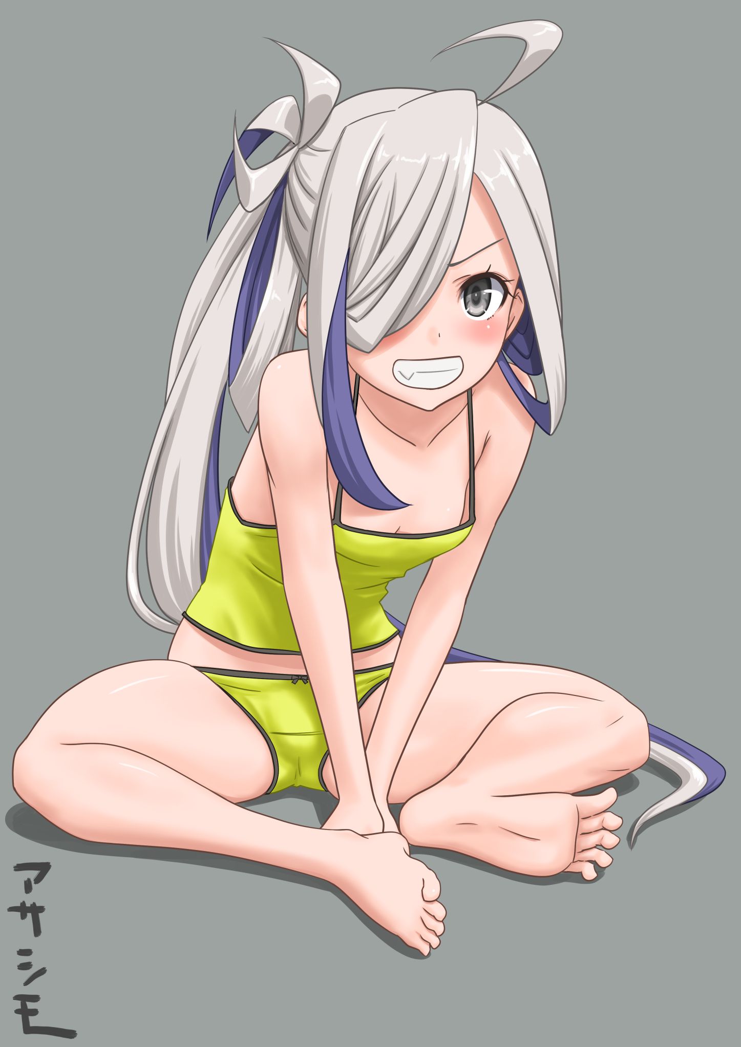 [Asa frost-chan (ship this)] secondary erotic image of the silver-haired loli one-eye hidden asa frost of the fleet collection 58