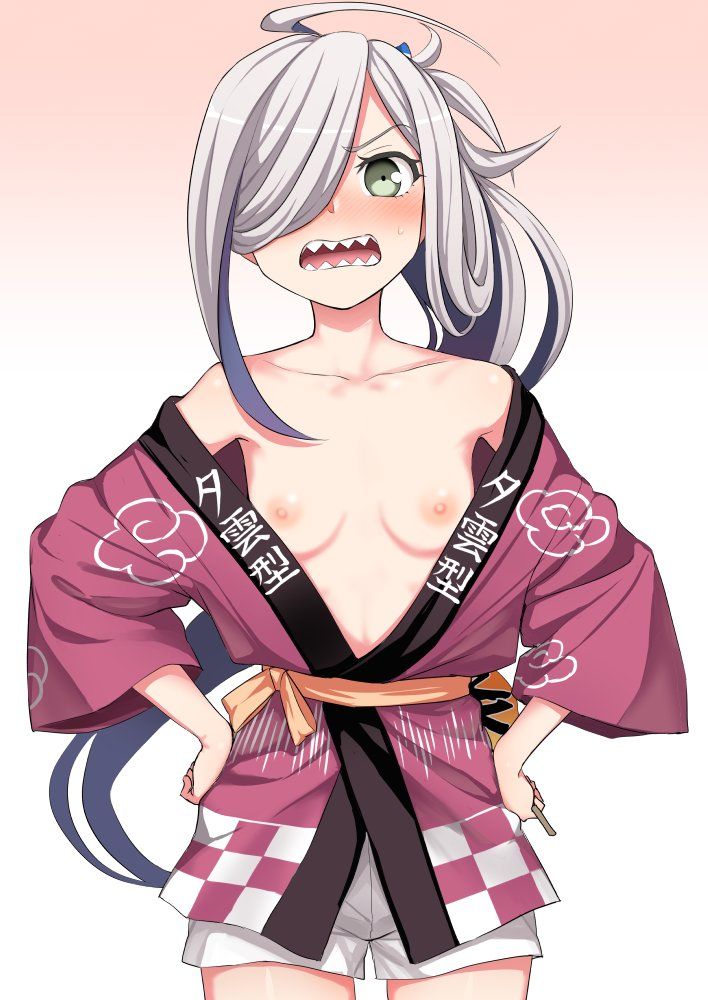 [Asa frost-chan (ship this)] secondary erotic image of the silver-haired loli one-eye hidden asa frost of the fleet collection 6