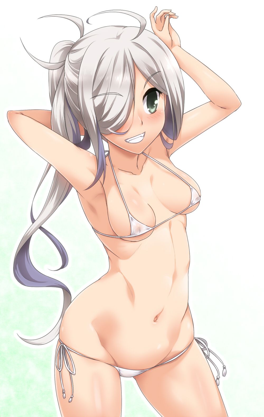 [Asa frost-chan (ship this)] secondary erotic image of the silver-haired loli one-eye hidden asa frost of the fleet collection 69