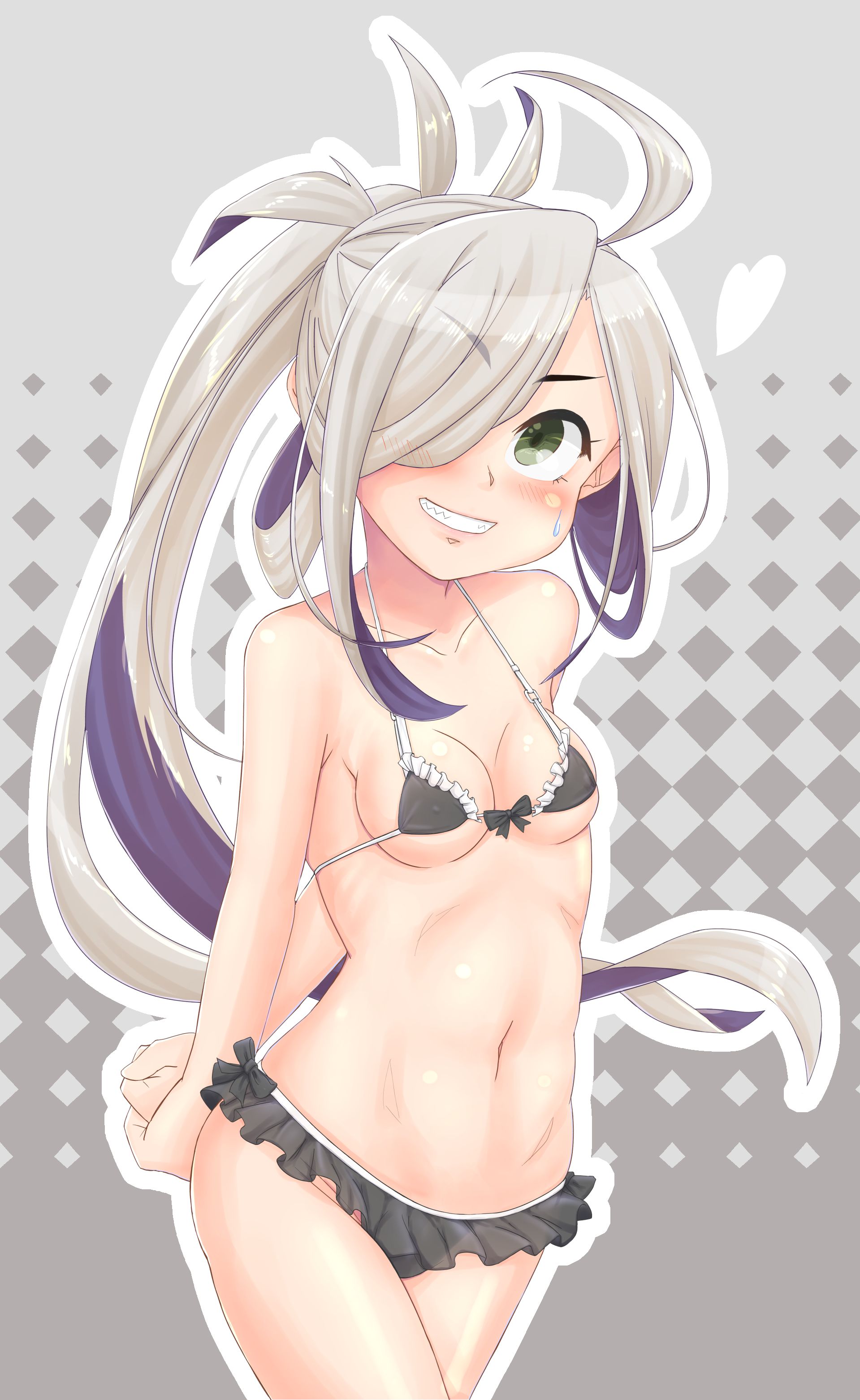 [Asa frost-chan (ship this)] secondary erotic image of the silver-haired loli one-eye hidden asa frost of the fleet collection 84