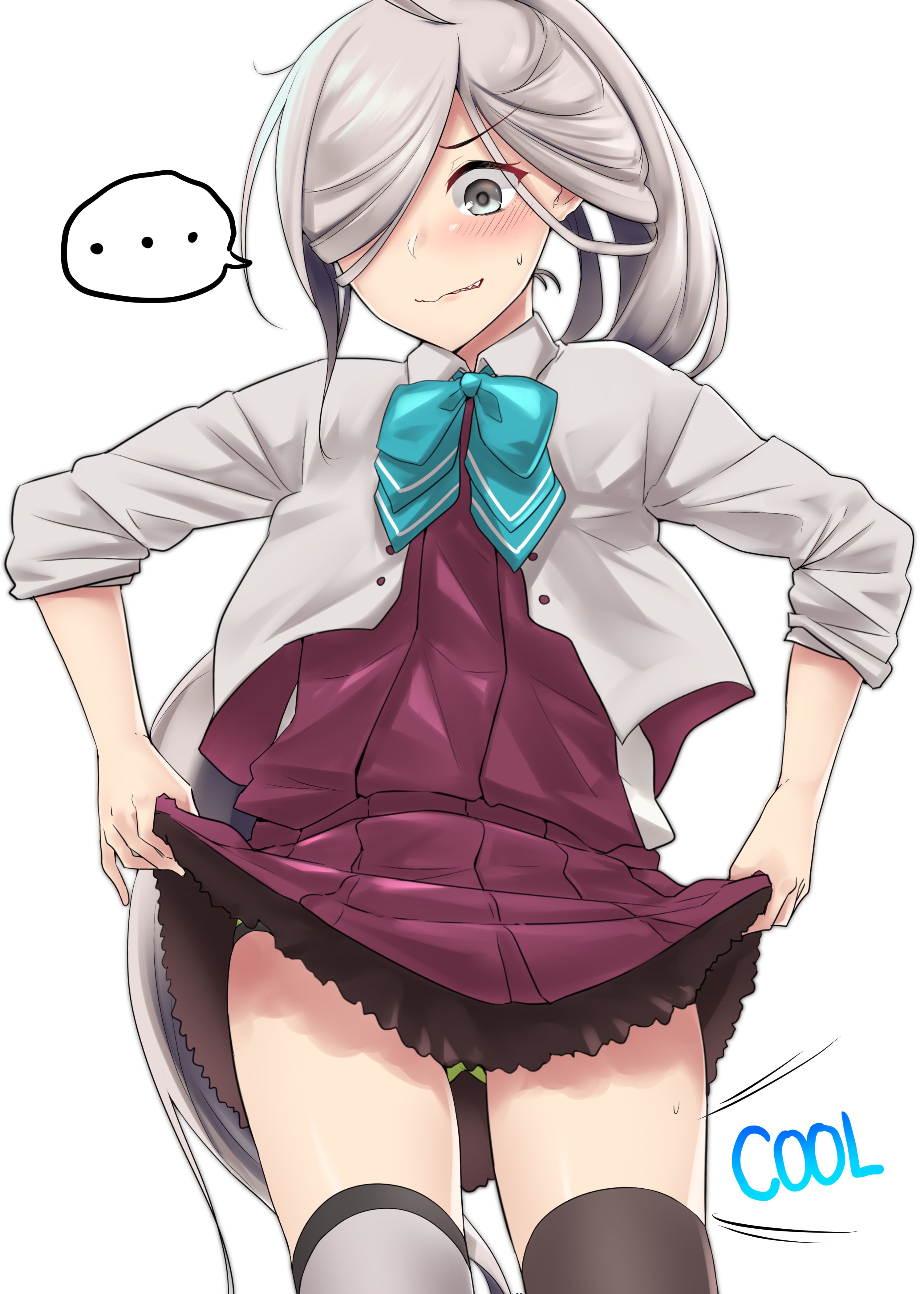 [Asa frost-chan (ship this)] secondary erotic image of the silver-haired loli one-eye hidden asa frost of the fleet collection 87