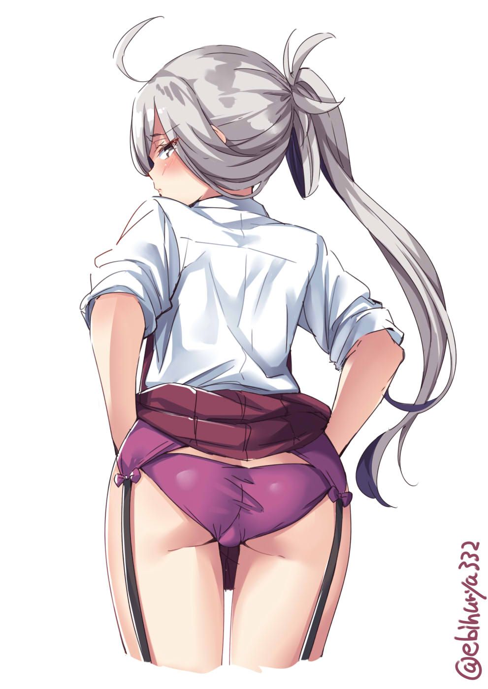 [Asa frost-chan (ship this)] secondary erotic image of the silver-haired loli one-eye hidden asa frost of the fleet collection 9