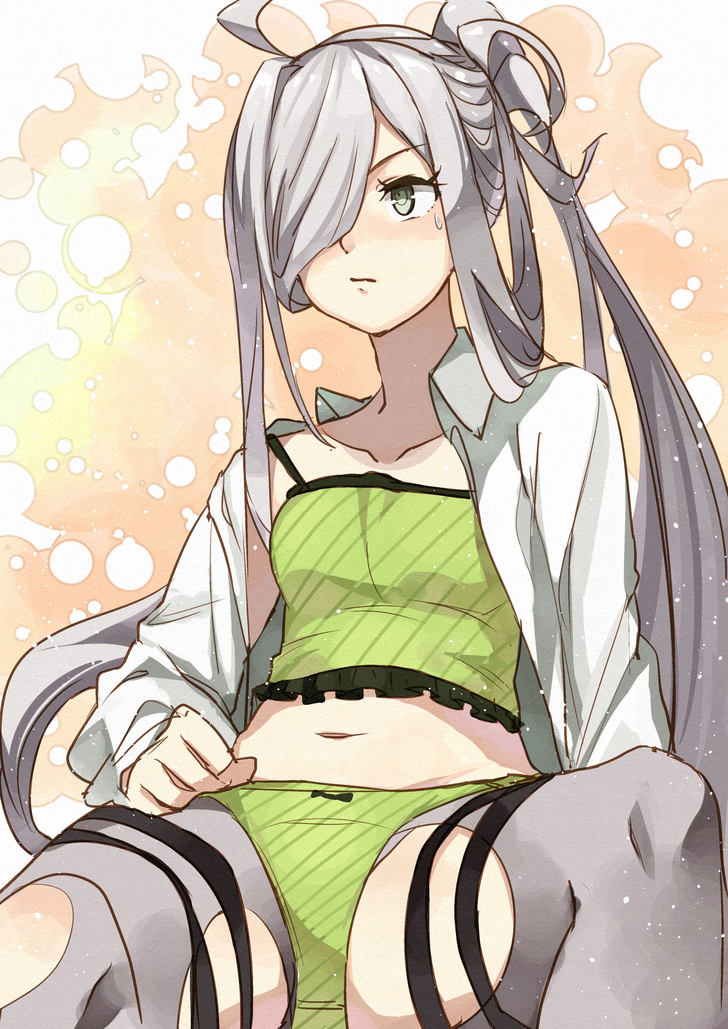 [Asa frost-chan (ship this)] secondary erotic image of the silver-haired loli one-eye hidden asa frost of the fleet collection 90