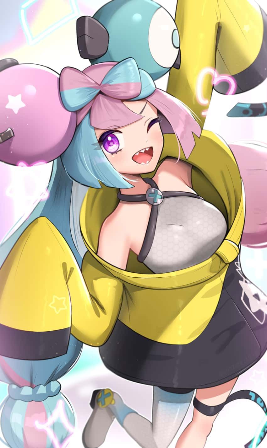 【Nanjamo-chan】Secondary erotic image of Pokémon Violet Scarlet's new gym leader Nanjamo-chan 16