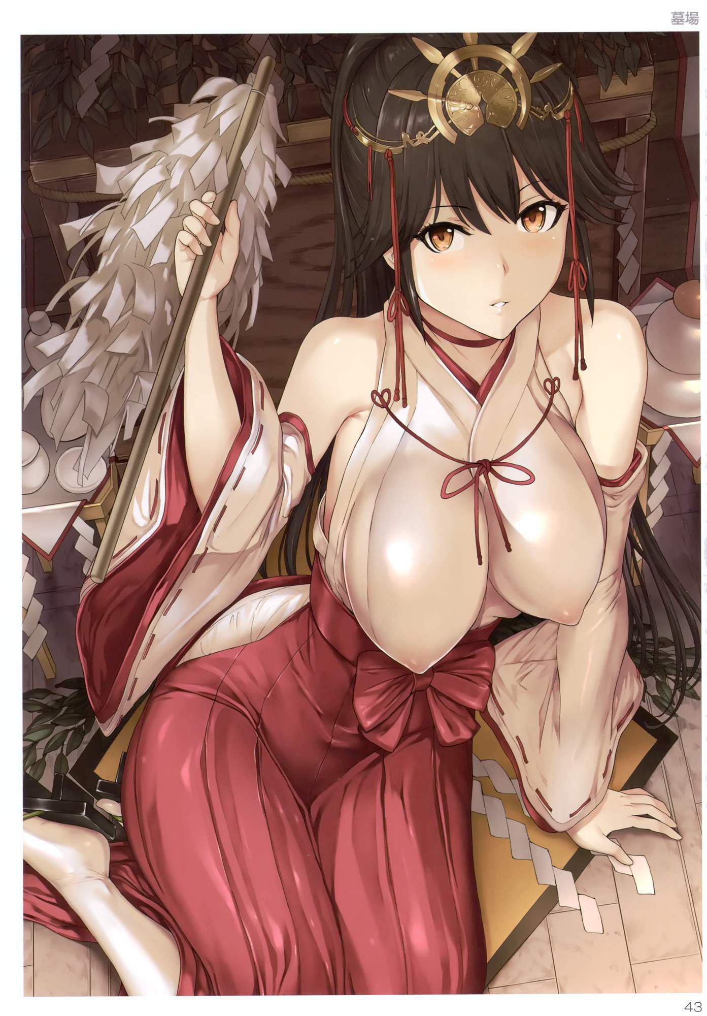 【Holiday customary】Neat, pretty and a little eci? Images of shrine maidens and gods gather ~ "Sando" 26