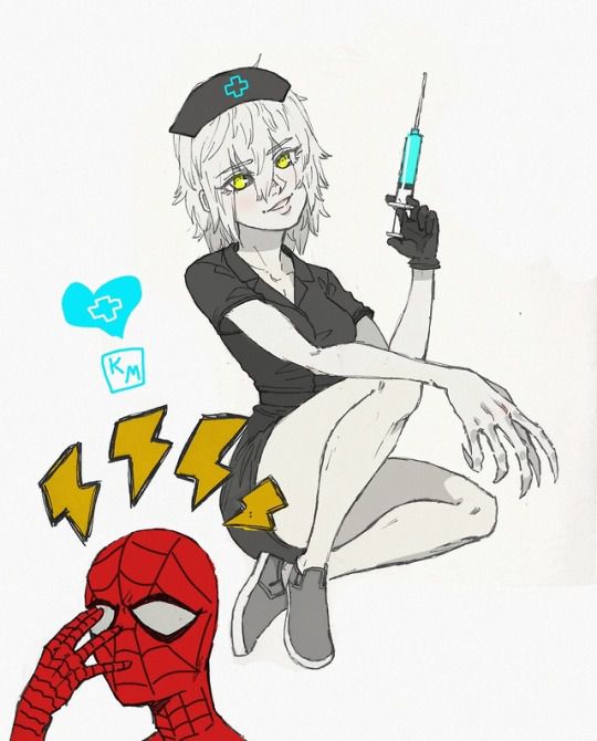 [somersaultdropkick] Symbiote-chan (Spider-man) 21