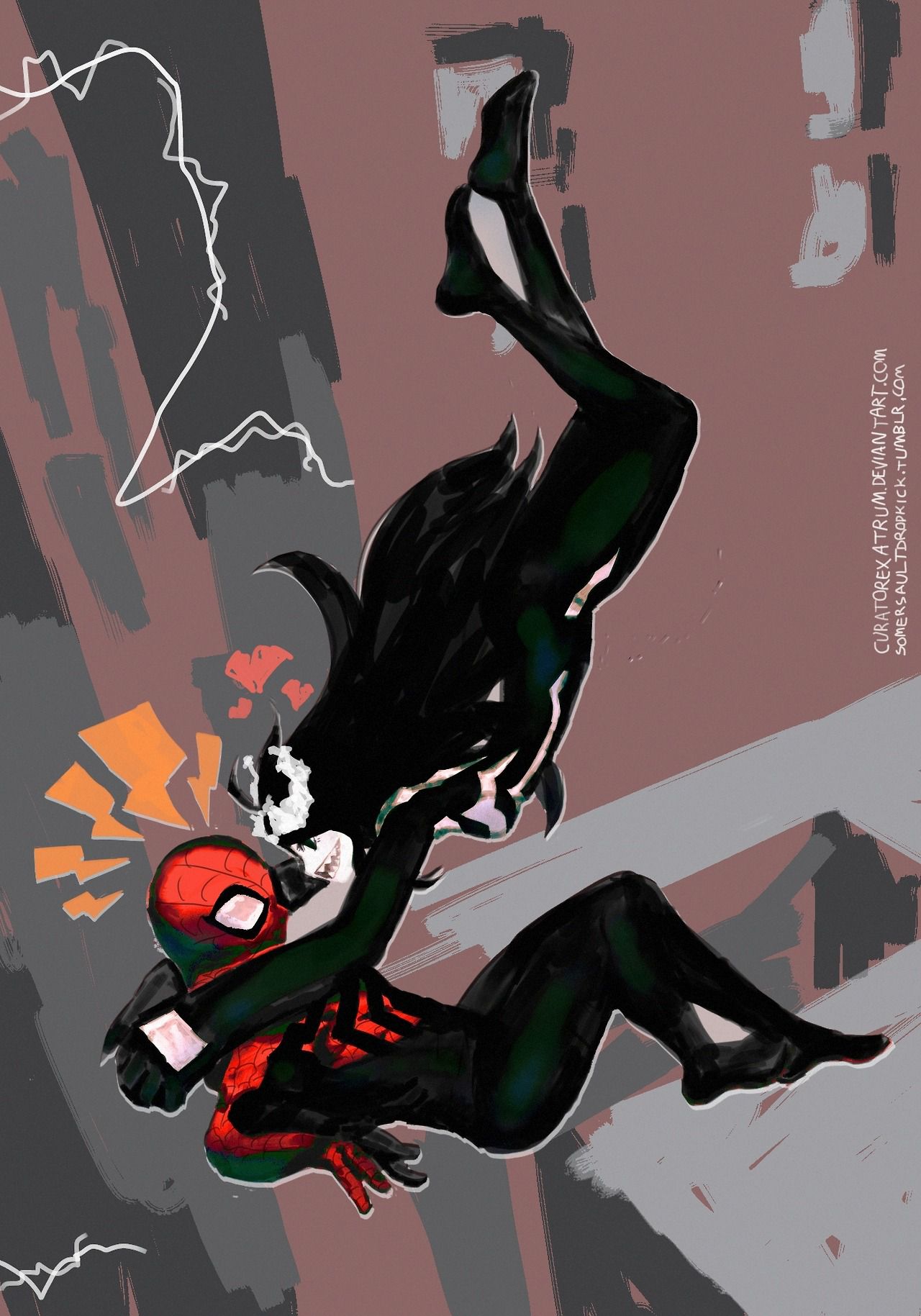 [somersaultdropkick] Symbiote-chan (Spider-man) 36