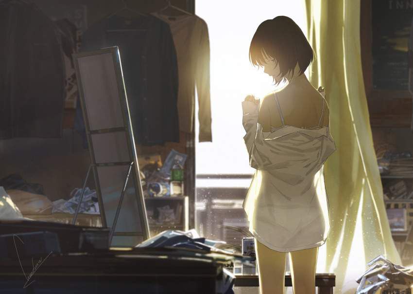 [G out] secondary erotic image of girls living in a dirty room 34