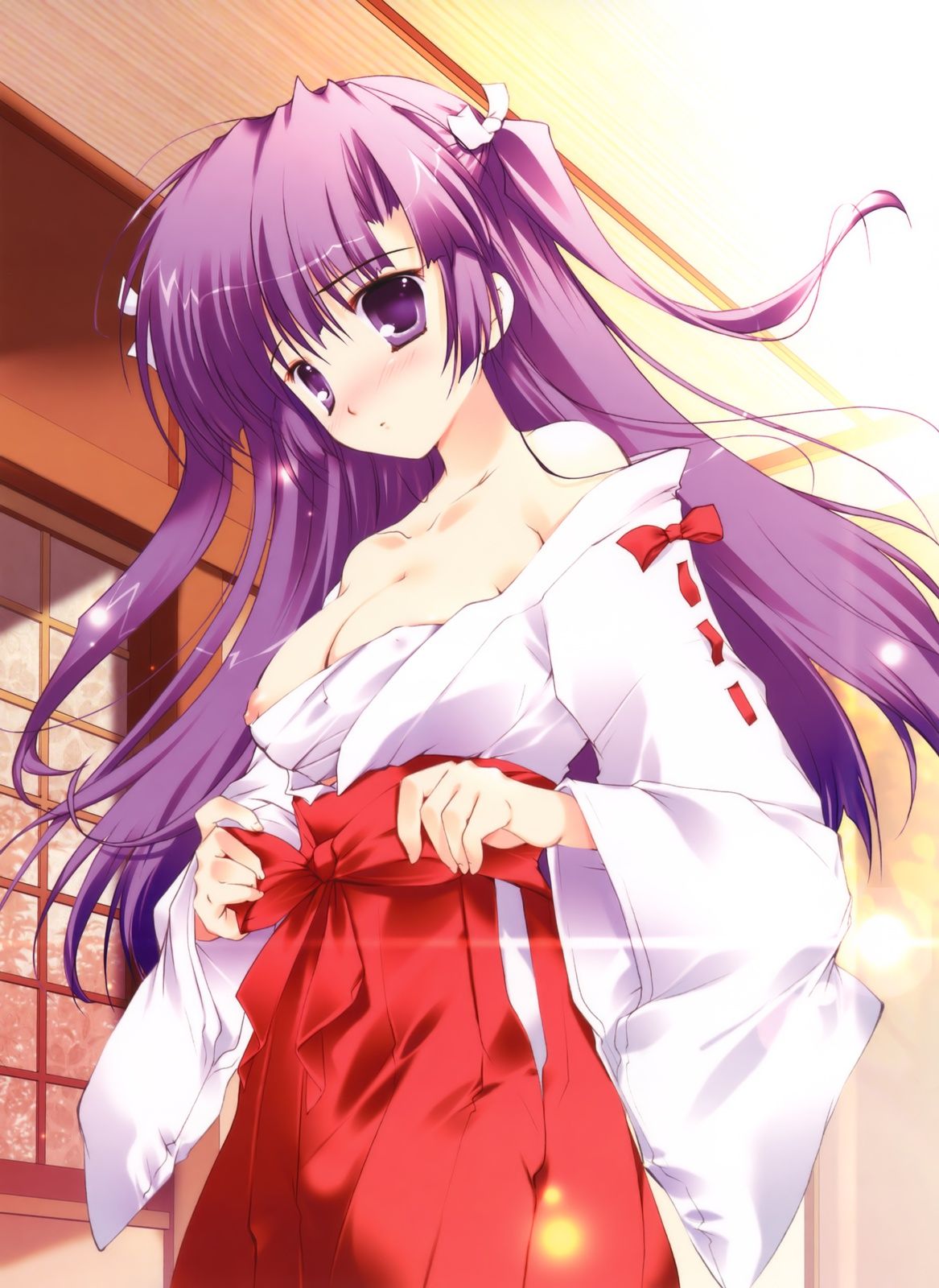 Naughty image of a cute shrine maiden! Part 4 11