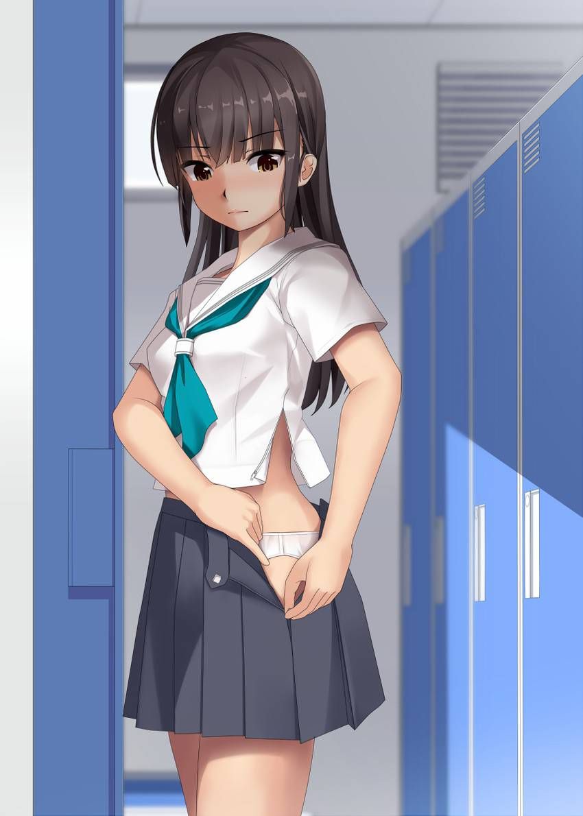 [Secondary] erotic image of a high school girl dressed in a change of clothes that I wanted to worship in front of my eyes because it is good once in the active high school age 1