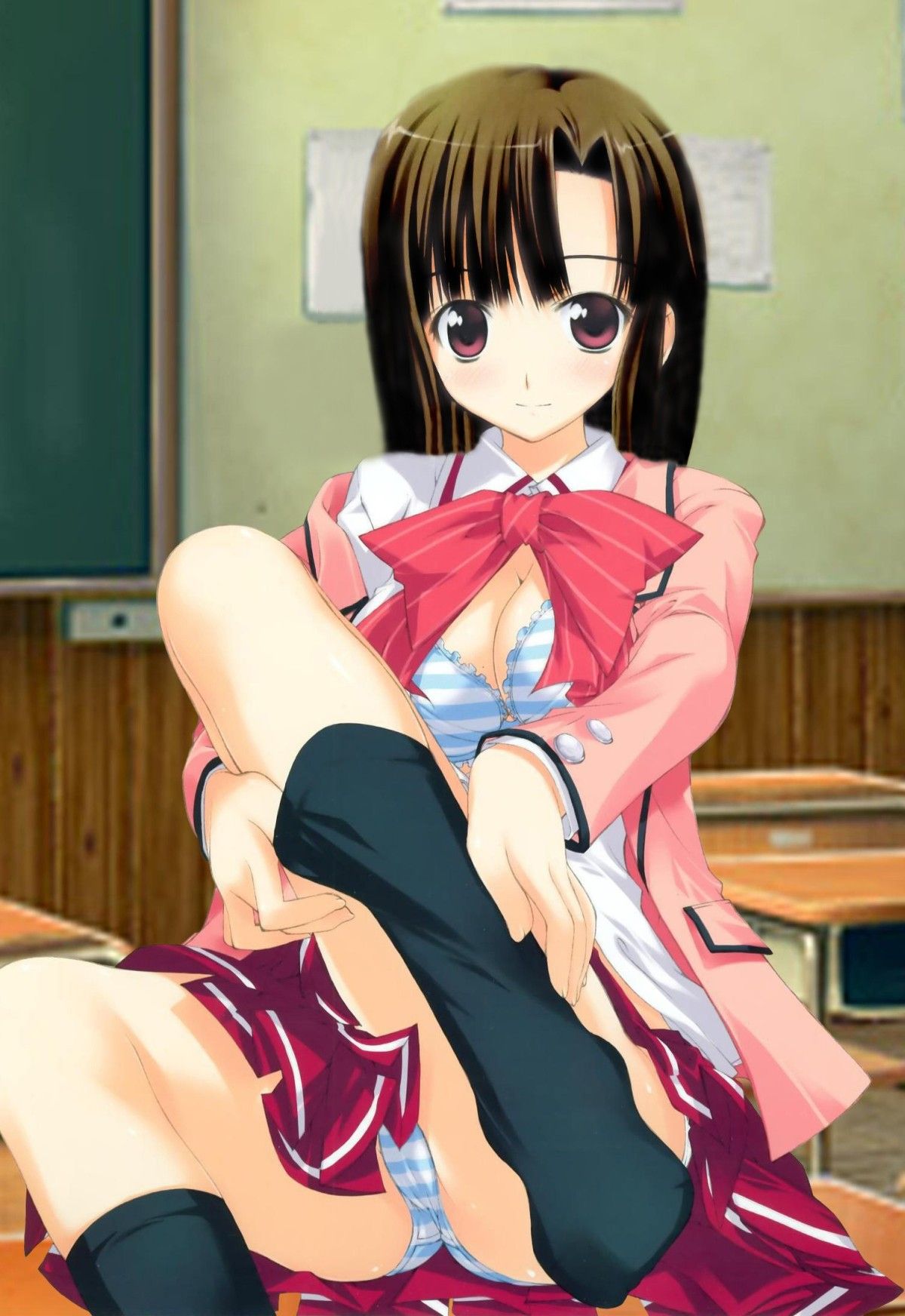 [Secondary] erotic image of a high school girl dressed in a change of clothes that I wanted to worship in front of my eyes because it is good once in the active high school age 21