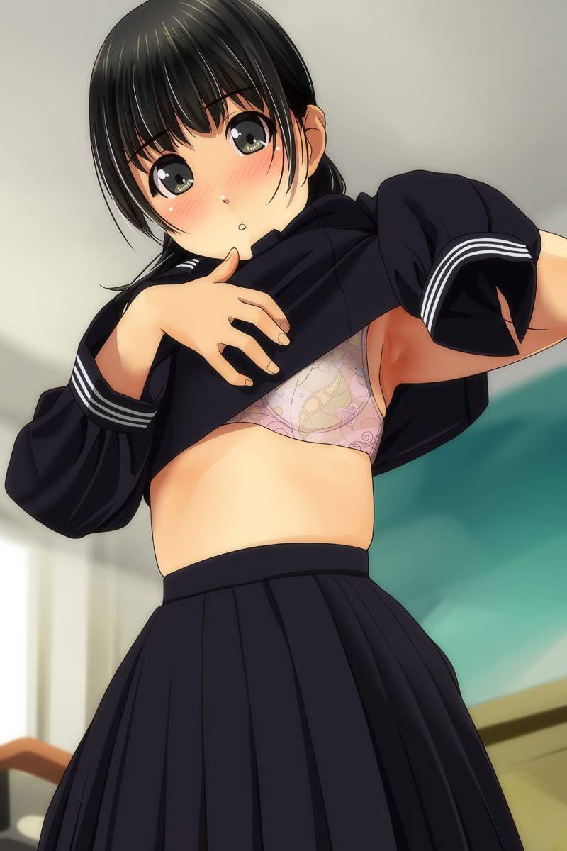 [Secondary] erotic image of a high school girl dressed in a change of clothes that I wanted to worship in front of my eyes because it is good once in the active high school age 32