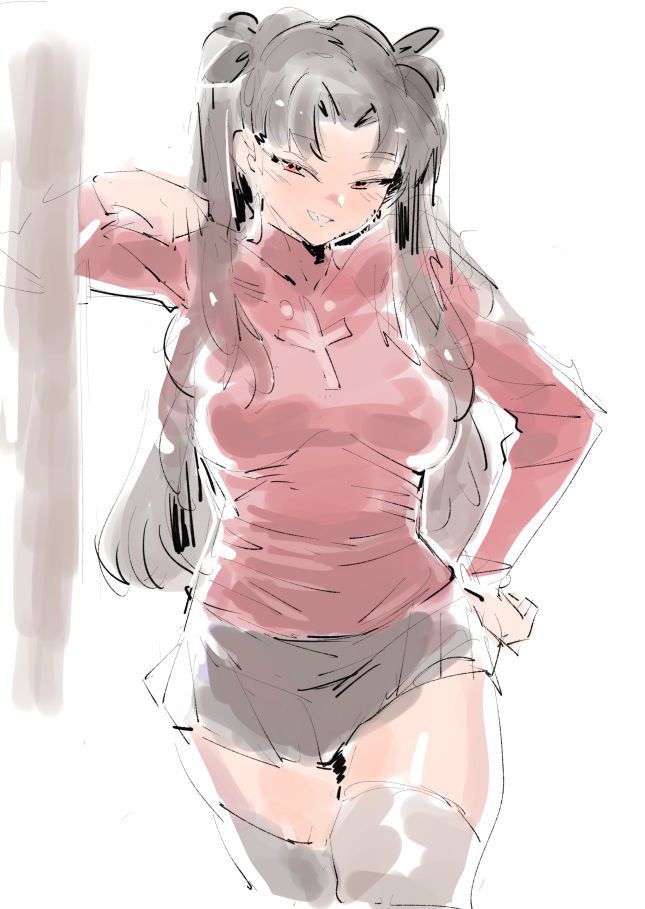 [Mara Meisamu] Rin Tohsaka sketches 37