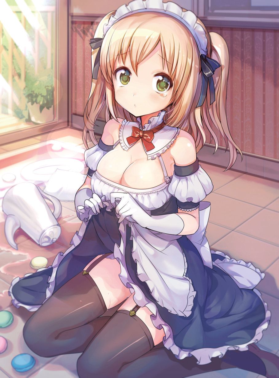 [Secondary] erotic image of a beautiful girl maid who seems to be excited by the back figure that makes delicious tea and is likely to be knee-high suri 1