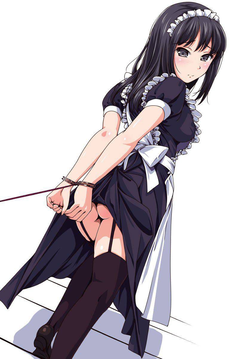 [Secondary] erotic image of a beautiful girl maid who seems to be excited by the back figure that makes delicious tea and is likely to be knee-high suri 26