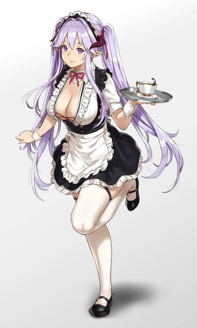 [Secondary] erotic image of a beautiful girl maid who seems to be excited by the back figure that makes delicious tea and is likely to be knee-high suri 3
