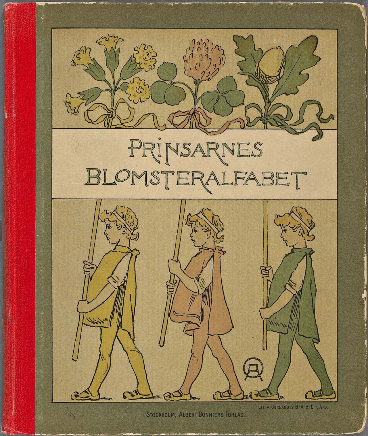 Project Runeberg, Nordic Authors／Ottilia Adelborg (1892), Prinsarnes Blomsteralfabet (Swedish) 1