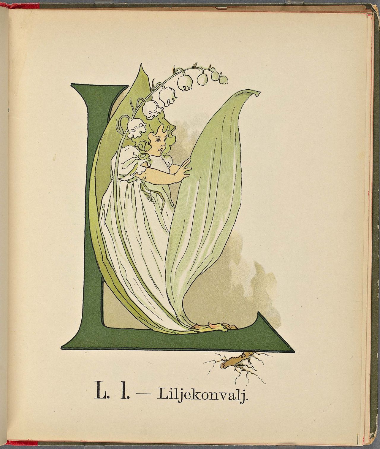 Project Runeberg, Nordic Authors／Ottilia Adelborg (1892), Prinsarnes Blomsteralfabet (Swedish) 29