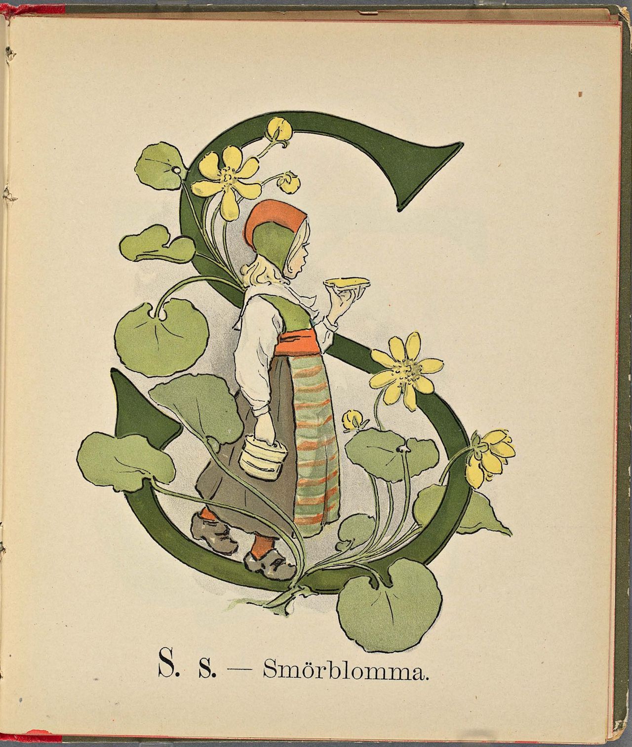 Project Runeberg, Nordic Authors／Ottilia Adelborg (1892), Prinsarnes Blomsteralfabet (Swedish) 43