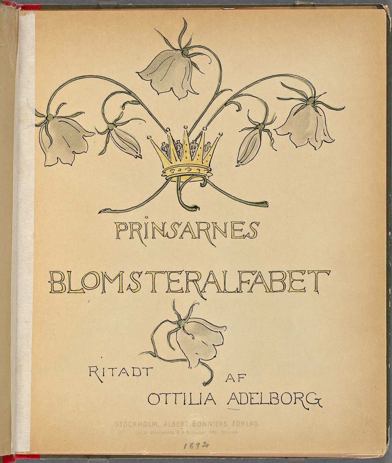 Project Runeberg, Nordic Authors／Ottilia Adelborg (1892), Prinsarnes Blomsteralfabet (Swedish) 5