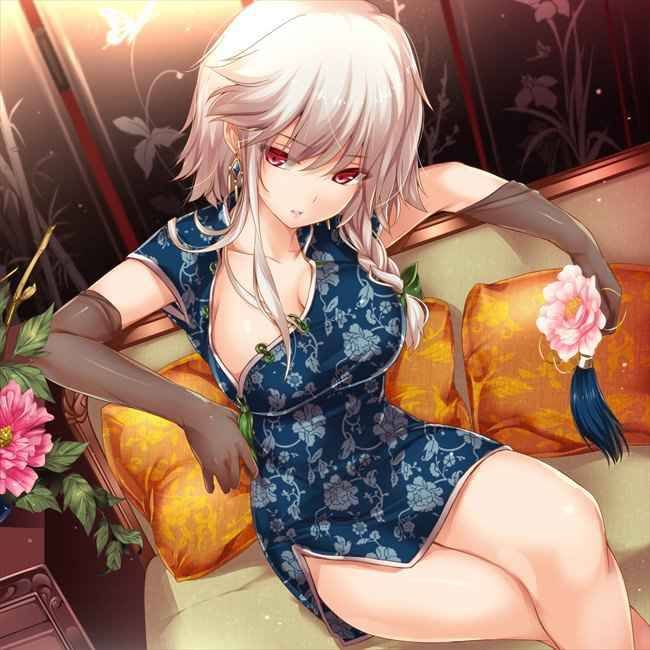 [Secondary] I'm usually in anime, but when I look at it in reality, it's an erotic image of a strange ant rolled-up silver haired girl's comb 7