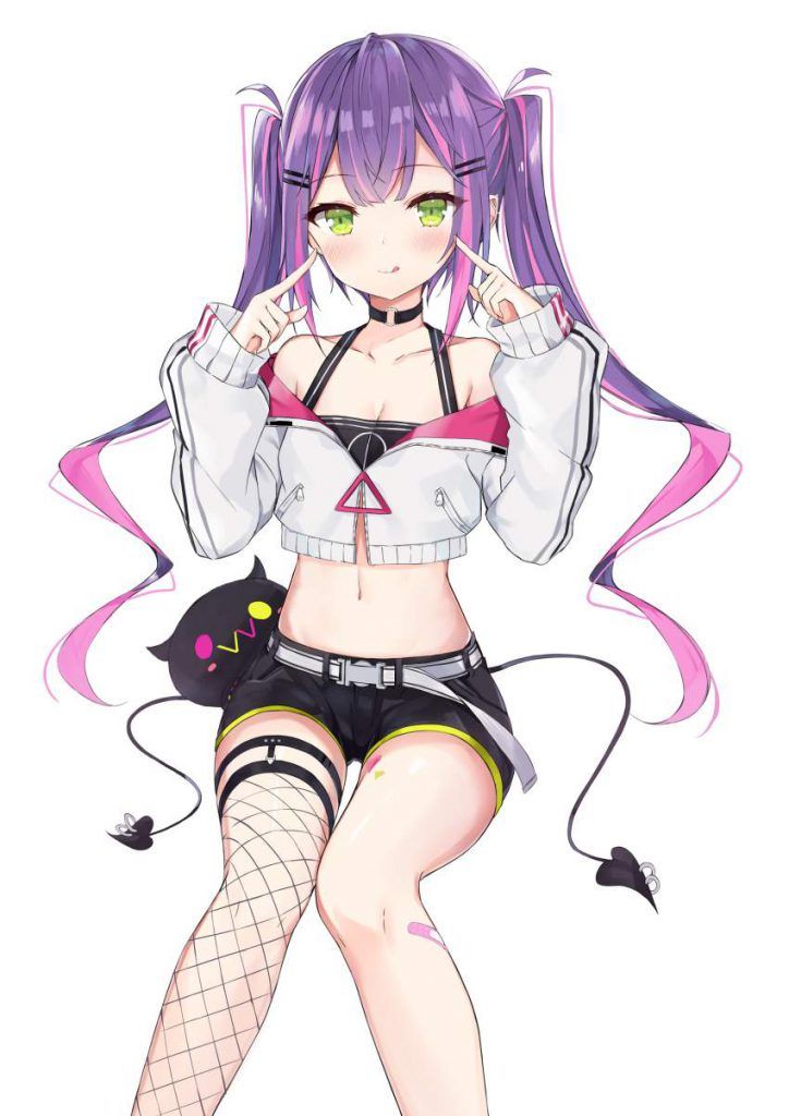 Two-dimensional erotic image of virtual youtuber. 14