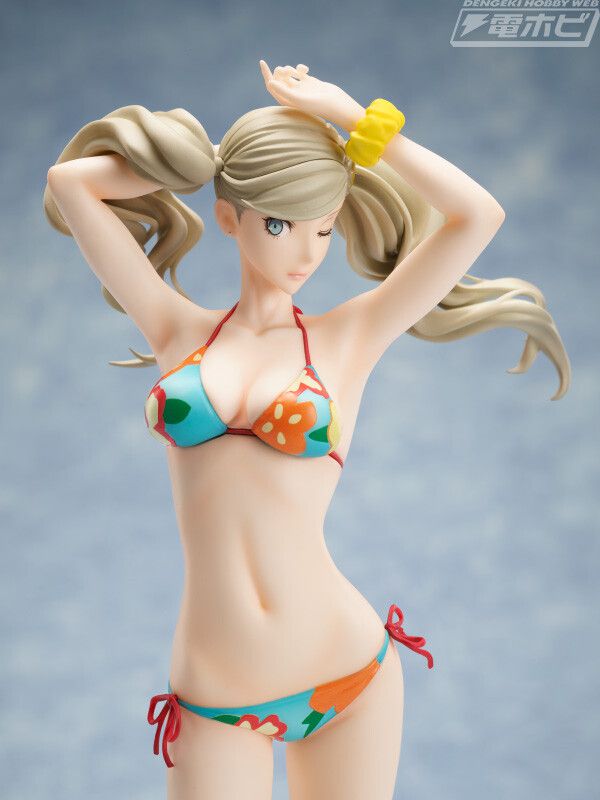 [Persona 5] erotic swimsuit figure of erotic bikini in a very good body of Takamaki Kaoru! 7
