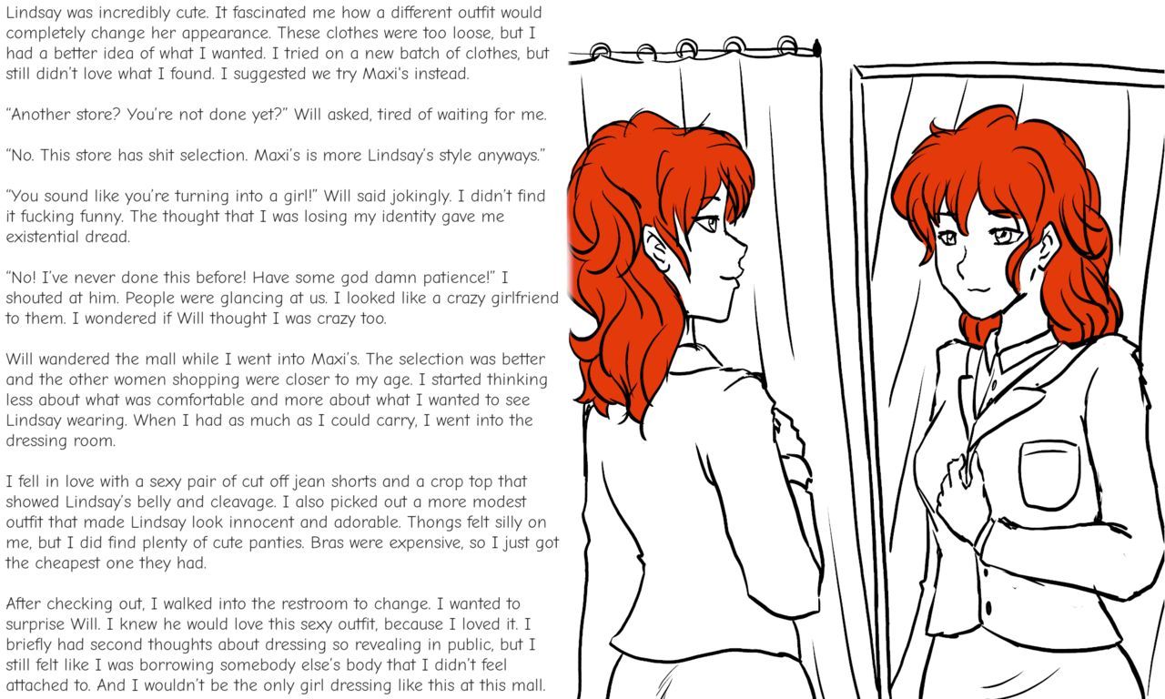 Becoming Lindsay - Chapter 3 (casualcraig69) (Some From Internet Art) 3